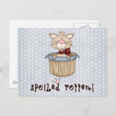 Spoiled Rotten Postkarte (Vorne/Hinten)