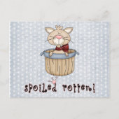 Spoiled Rotten Postkarte (Vorderseite)