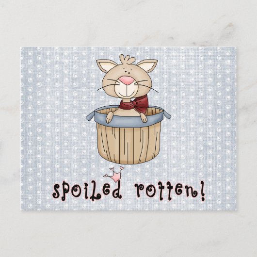 Spoiled Rotten Postkarte (Vorderseite)
