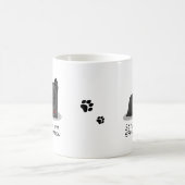 Spoiled Rotten Skye Terrier Dog (schwarz) Niedlich Kaffeetasse (Mittel)