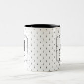 Spoiled Rotten Skye Terrier Dog (schwarz) Niedlich Zweifarbige Tasse (Mittel)