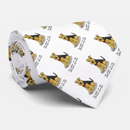 Spoiled Rotten Welsh Terrier Dog - Niedlich Krawatte (Gerollt)