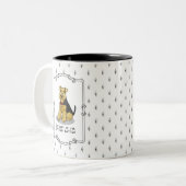 Spoiled Rotten Welsh Terrier Dog - Niedlich Zweifarbige Tasse (Vorderseite Links)