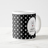 Spoiled Rotten Westie West Highland White Terrier Jumbo-Tasse (Vorderseite Rechts)