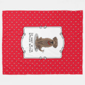 Spoiled Rottenschokolade Labrador Labrador Retriev Fleecedecke (Vorderseite (Horizontal))