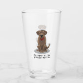 Spoiled Rottenschokolade Labrador Labrador Retriev Glas (Rückseite)