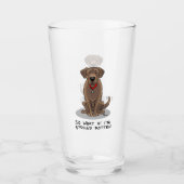 Spoiled Rottenschokolade Labrador Labrador Retriev Glas (Vorderseite)