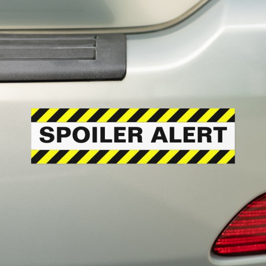 SPOILER ALERT AUTOAUFKLEBER (Auf Auto)
