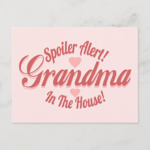 Spoiler Alert Oma Postkarte
