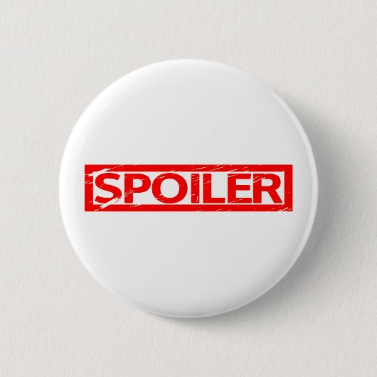 Spoiler-Briefmarke Button (Vorderseite)