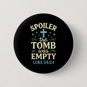 Spoiler Das Grab war leer - Christliches Ostern Button