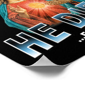 Spoiler warnt er stirbt für ein wenig Jesus Sloga Poster (Ecke)