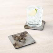 Spoilt Chihuahua Relaxen Getränkeuntersetzer (Rechte Seite)
