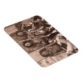 Spokane-Amerikanische Ureinwohner, 1861 (b/w-Foto) Magnet (Rechte Seite)