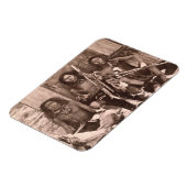 Spokane-Amerikanische Ureinwohner, 1861 (b/w-Foto) Magnet (Linke Seite)