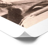 Spokane-Amerikanische Ureinwohner, 1861 (b/w-Foto) Poster (Ecke)