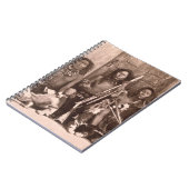 Spokane-amerikanischer Ureinwohner, 1861 (b/w Notizblock (Linke Seite)