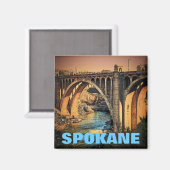 Spokane (Brücke) Magnet (Vorderseite/Rückseite)