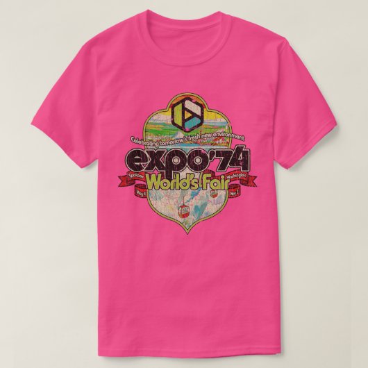 Spokane Expo 74 World Fair Wappen 1974 T-Shirt (Design vorne)