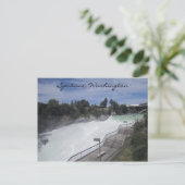 Spokane Fälle Postkarte (Stehend Vorderseite)