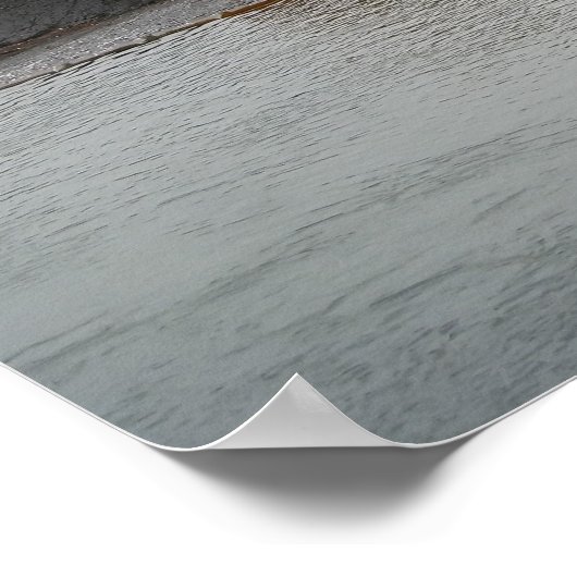 SPOKANE FLUSSFARBE POSTER (Ecke)