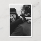 Spokane Hochzeitskarte Begleitkarte (Rückseite)