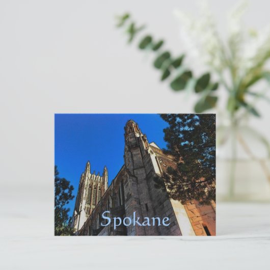Spokane (Kathedrale) Postkarte (Stehend Vorderseite)