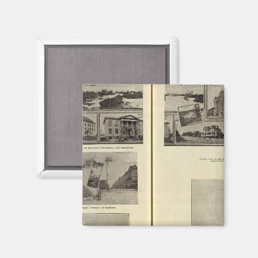 Spokane Magnet (Vorderseite/Rückseite)