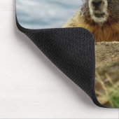 Spokane Marmot says, "Sup? Keule?" Mousepad (Ecke)