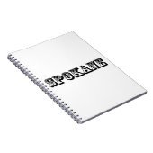 Spokane Notizblock (Rechte Seite)