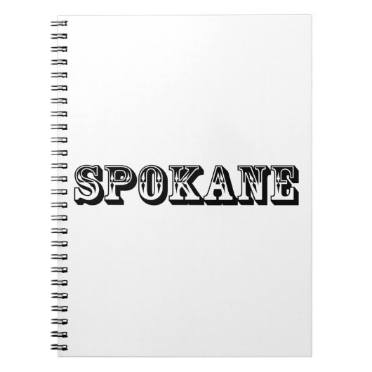 Spokane Notizblock (Vorderseite)