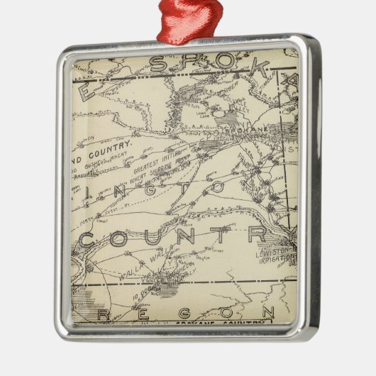 Spokane Ornament Aus Metall (Links)