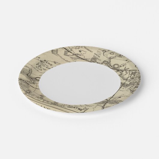 Spokane Pappteller (Schrägansicht)