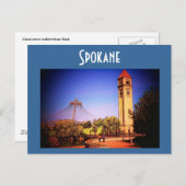 Spokane (Park) Postkarte (Vorne/Hinten)