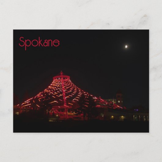 Spokane Pavilion Riverfront Park Spokane WA Postkarte (Vorderseite)