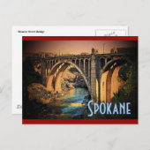 Spokane Postkarte (Vorne/Hinten)