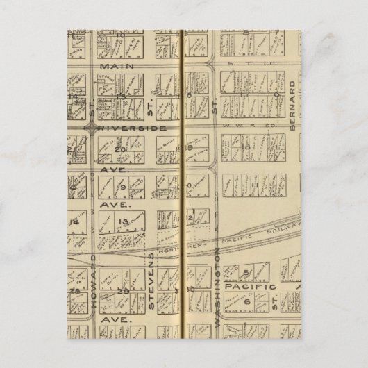 Spokane Postkarte (Vorderseite)