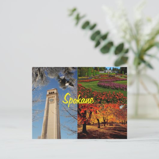 Spokane Postkarte (Stehend Vorderseite)
