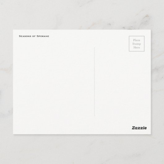 Spokane Postkarte (Rückseite)