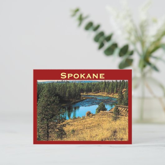 Spokane Postkarte (Stehend Vorderseite)