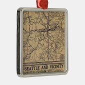 Spokane, Seattle Ornament Aus Metall (Rechts)