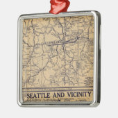 Spokane, Seattle Ornament Aus Metall (Links)
