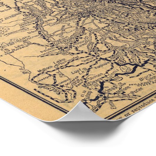 Spokane, Seattle Poster (Ecke)