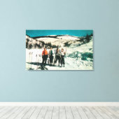 Spokane Staat Park Ladys SkiingWashington Leinwanddruck (Insitu (Holzboden))