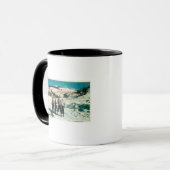 Spokane Staat Park Ladys SkiingWashington Tasse (Vorderseite Links)