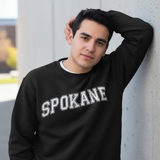SPOKANE University Style Sweater America Uni Sweatshirt