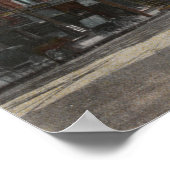 Spokane, WA - Blick auf die Riverside Ave. & Howar Poster (Ecke)