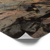 Spokane, WA - Doppelfischerei auf Unterfälle Poster (Ecke)