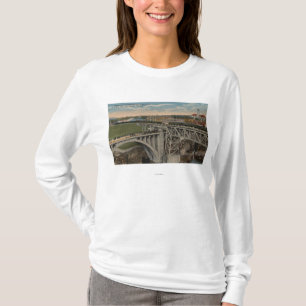 Spokane, WA - Gewerkschafts-pazifische T-Shirt