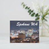 SPOKANE WA POSTKARTE (Stehend Vorderseite)